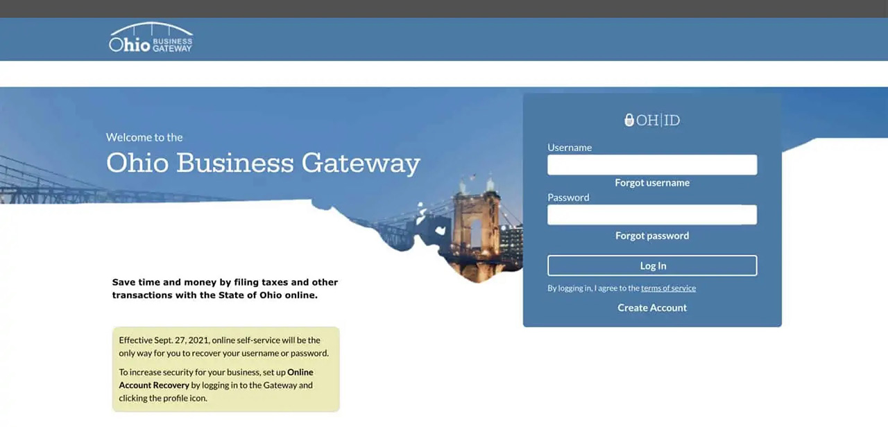 Ohio business gateway
