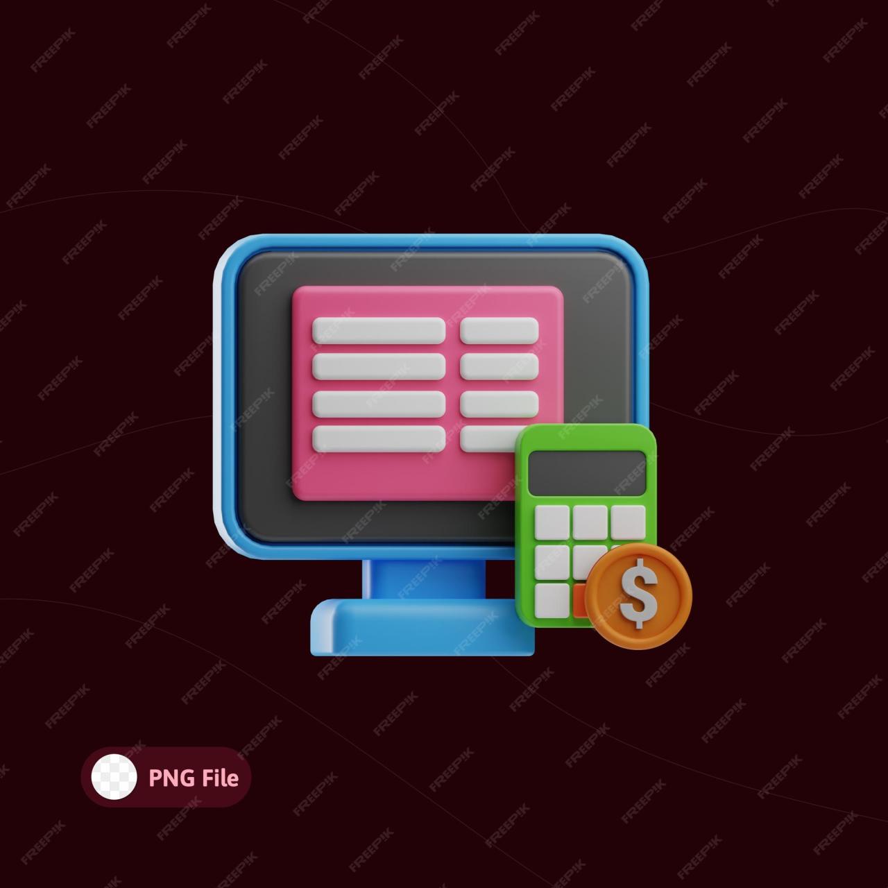 Premium PSD | Bill and payment bill invoice 3d illustration