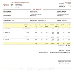 invoice bill gst format Understanding and Implementation