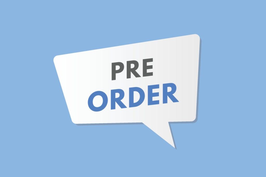 Pre Order Button. Speech Bubble, Banner Label Pre Order 24663194 Vector ...