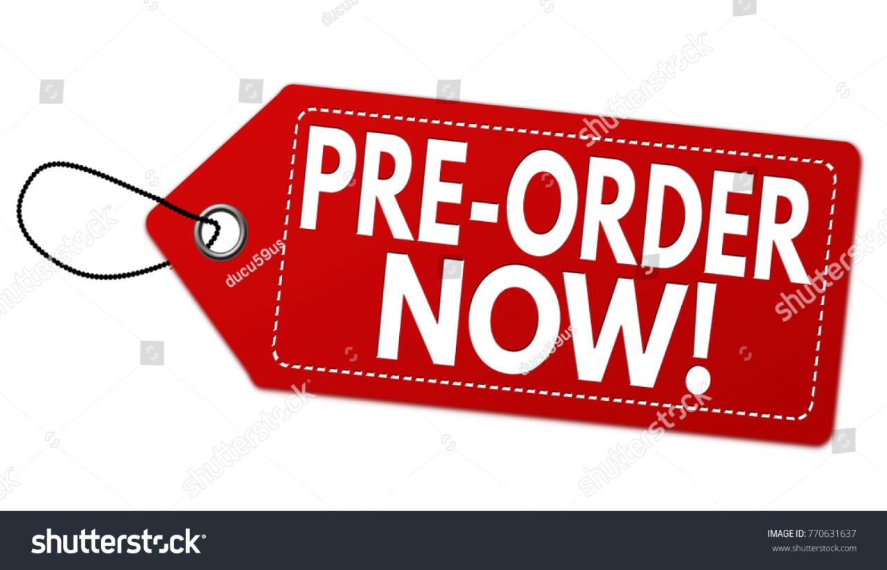 Pre-Order Sale Poster Design Template, Offer Banner for Shop or Online ...