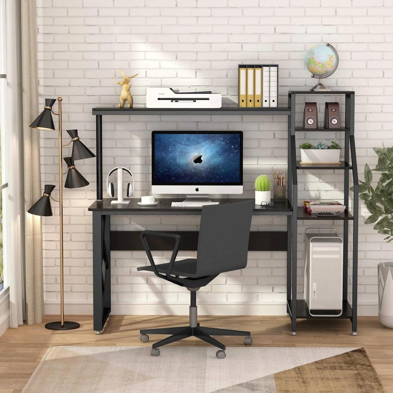 Maximizing Your Desk With Storage Shelves - Home Storage Solutions