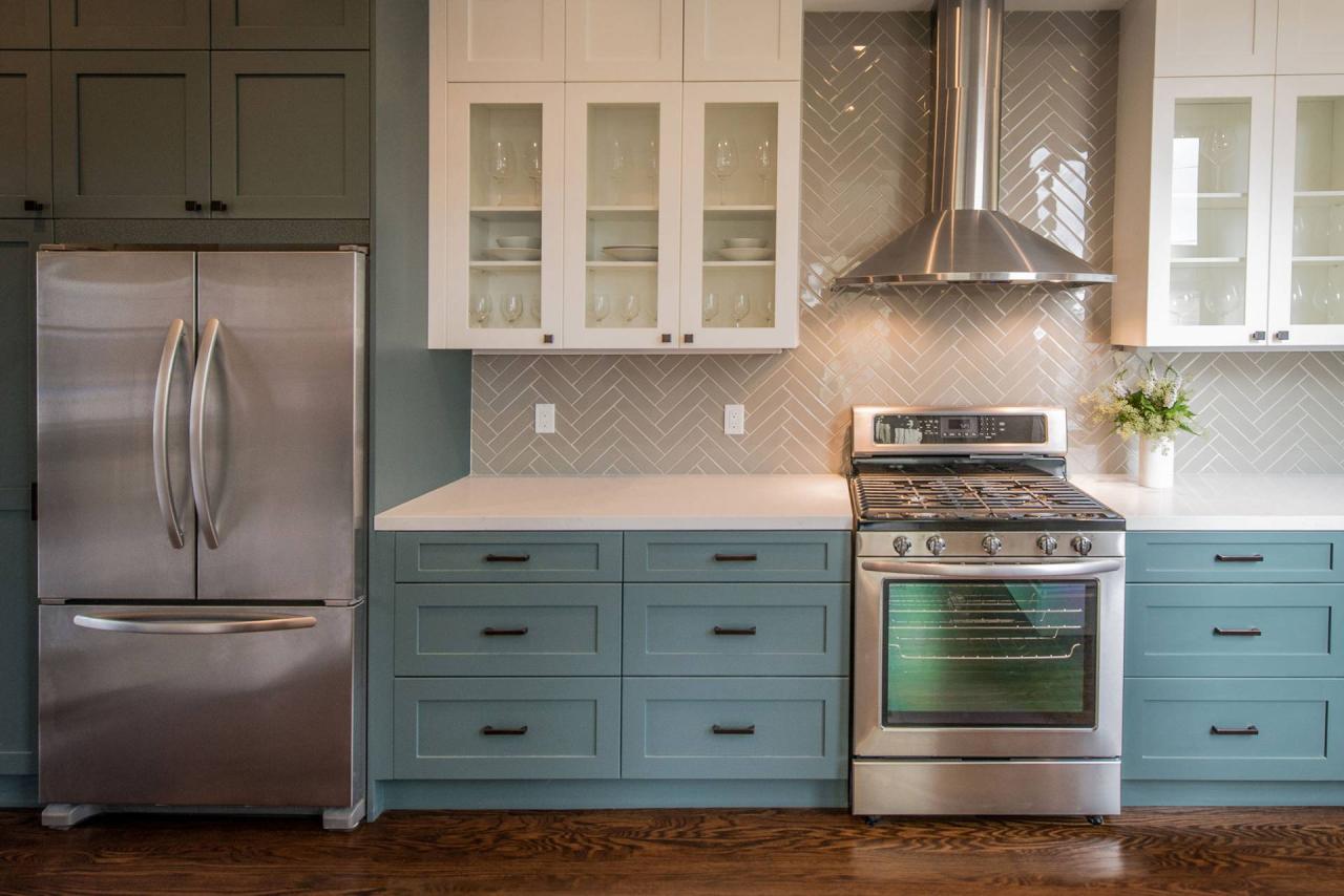 Kitchen storage cabinets