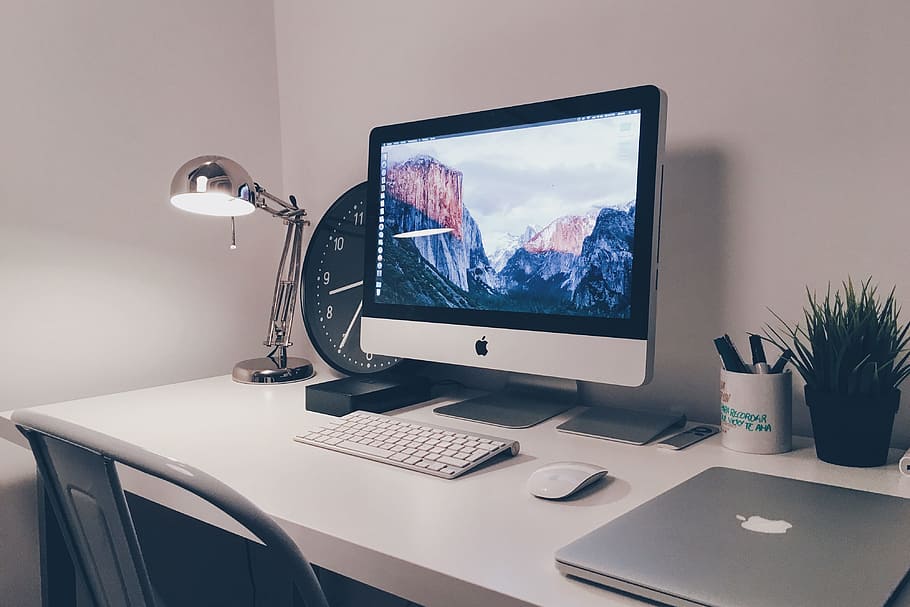 1920x1080px | free download | HD wallpaper: iMac computer and laptop on ...